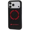 Audi RSQ custodia MagSafe in fibra di carbonio Sport Red Circle per iPhone 18 Pro Max / 17 Pro Max, nero