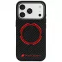 Audi RSQ custodia MagSafe in fibra di carbonio Sport Red Circle per iPhone 18 Pro / 17 Pro, nero