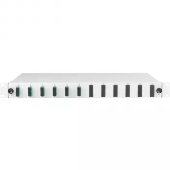EFB Elektronik scatola di giunzione estraibile SC 50/125 µm OM3, 12 pigtail, 6 accoppiatori