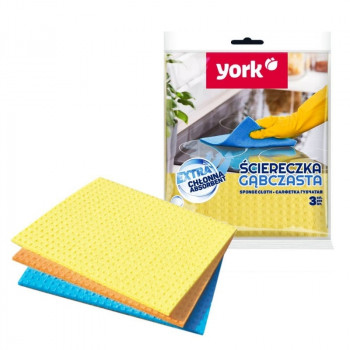 YORK panni spugna 3 pz.