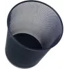 WEDO cestino Office in filo metallico, 18 l, rotondo, nero, altezza 350 mm