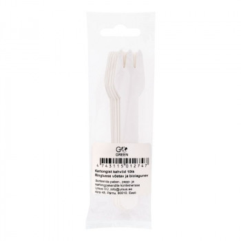 Gogreen Go Green forchette di carta, 10 pz.