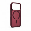 Evelatus Silver-Shield Skin Feel custodia 2-in-1 compatibile MagSafe per Apple iPhone 18 Pro, bordeaux