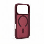 Evelatus Silver-Shield Skin Feel custodia 2-in-1 compatibile MagSafe per Apple iPhone 18 Pro, bordeaux