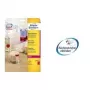 Avery L7670R etichette rotonde, rosso neon, Ø 63,5 mm, 300 pz. (25 fogli x 12)