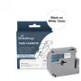 MEDIARANGE cartuccia nastro compatibile con Brother M-K231BZ, 12 mm x 8 m, nero/bianco