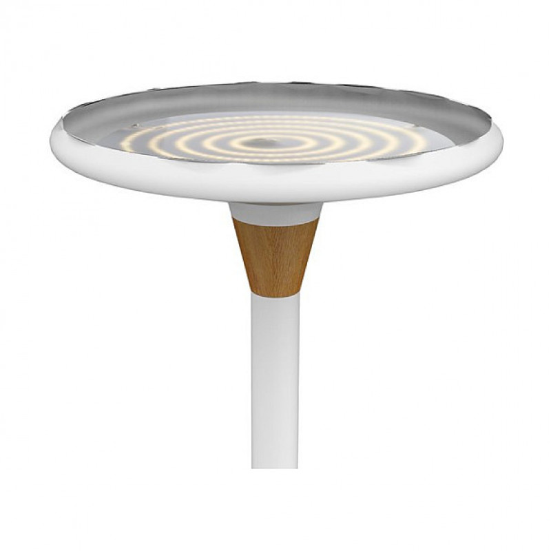 UNiLUX lampada da terra 44,6 W bianco/bambù
