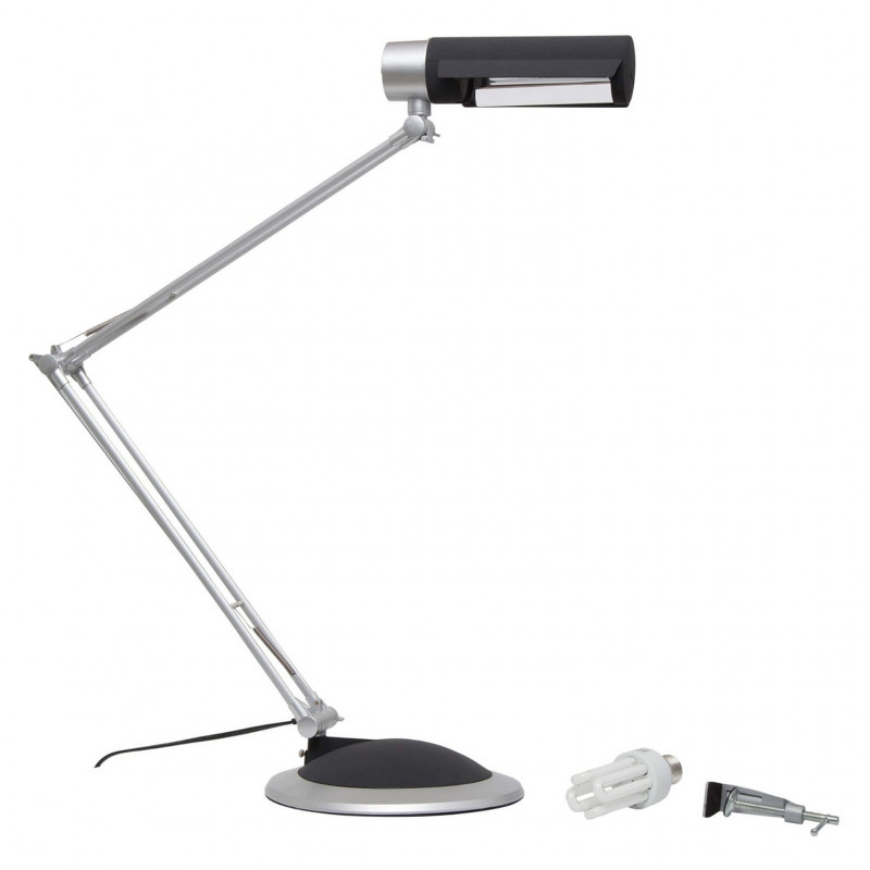 MAUL MAULoffice lampada da scrivania LED, 9,5 W, argento