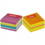 Kores cubo di note adesive, 75 x 75 mm, colori neon, 5 colori, 450 fogli