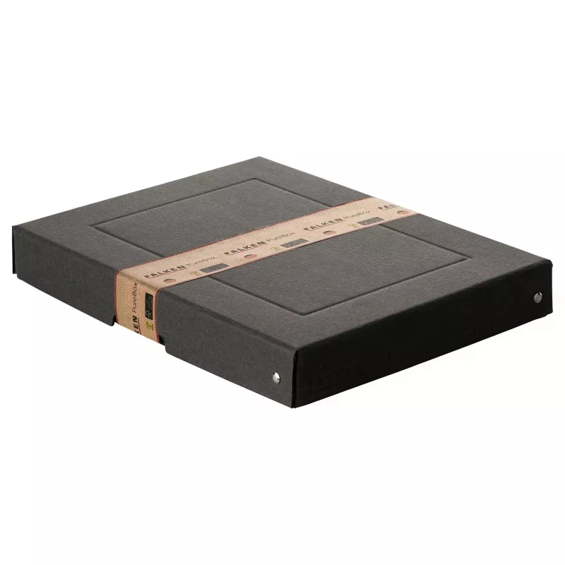 FALKEN PURE scatola portadocumenti 500 fogli, 24 x 32 x 4 cm, nero