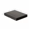 FALKEN PURE scatola portadocumenti 500 fogli, 24 x 32 x 4 cm, nero