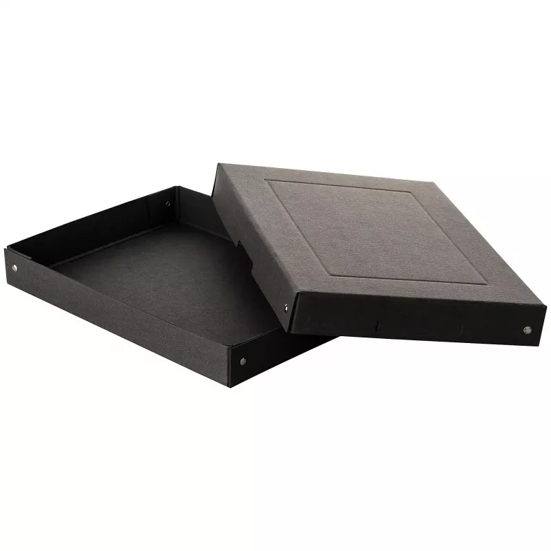 FALKEN PURE scatola portadocumenti 500 fogli, 24 x 32 x 4 cm, nero