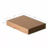 FALKEN PURE scatola portadocumenti 500 fogli, 18 x 25 x 4 cm, marrone