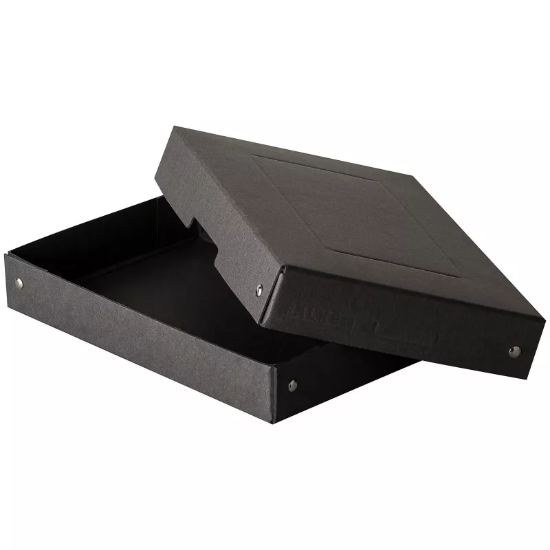 FALKEN PURE scatola portadocumenti 500 fogli, 18 x 25 x 4 cm, nero