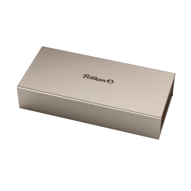Pelikan Classic M200 penna stilografica a stantuffo, verde marmorizzato