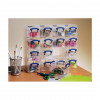Really Useful Box scatola per il contenimento con 16x scatole da 0,3 l, 37,5 x 12,5 x 31,0 cm, trasparente