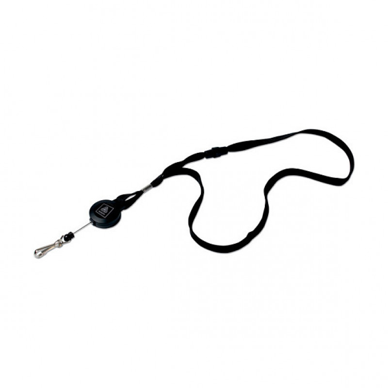 Avery Zweckform 4830 Lanyard con moschettone, nero, 10 pz.