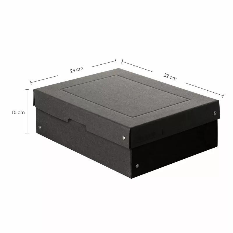 FALKEN PURE Scatola per conservazione 7,0 l nero 24,0 x 32,0 x 10,0 cm