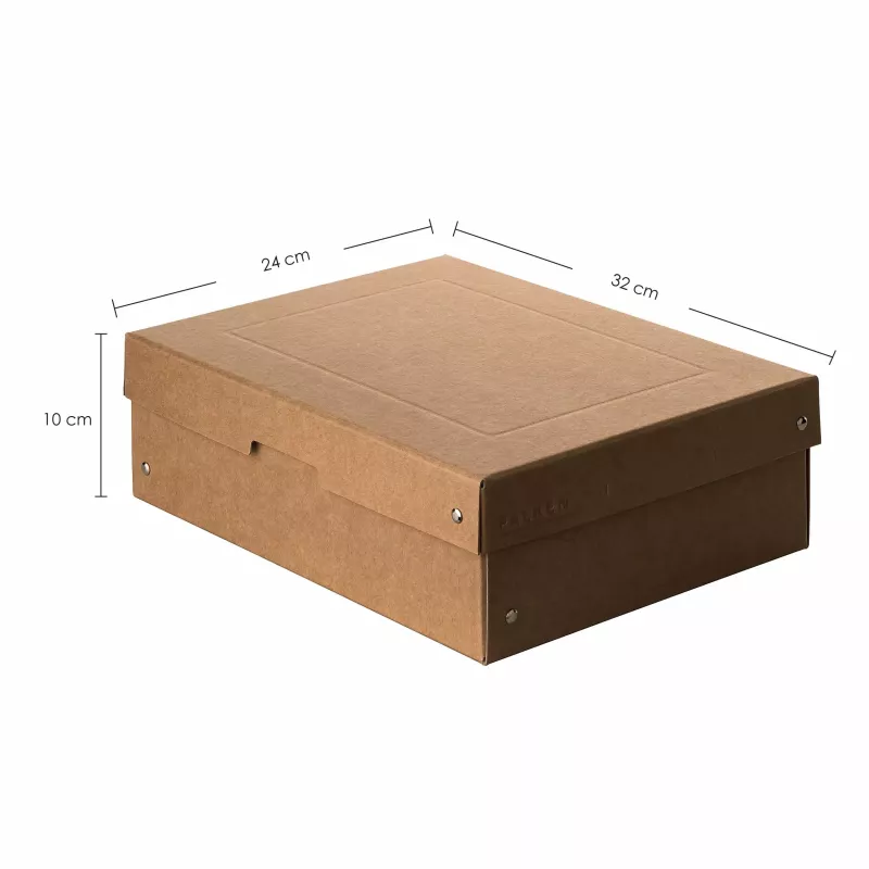 FALKEN PURE Scatola per conservazione 7,0 l marrone 24,0 x 32,0 x 10,0 cm