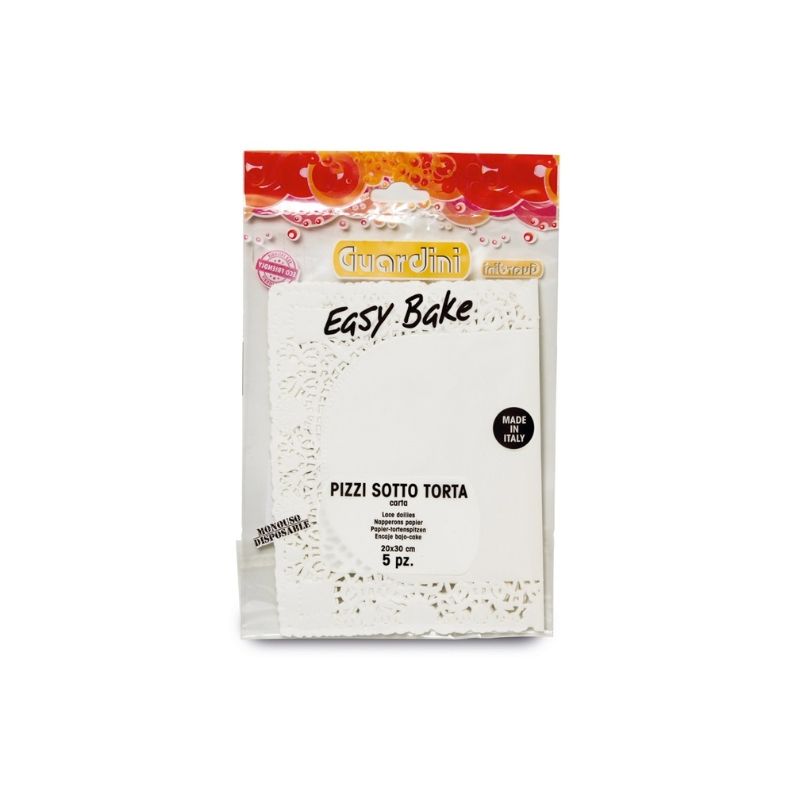 Guardini Easy Bake centrini decorativi in carta 30 x 40 cm, 5 pz.