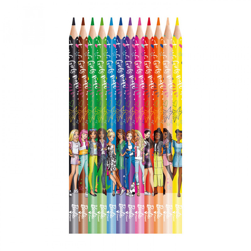 Matite colorate maped Barbie multicolore