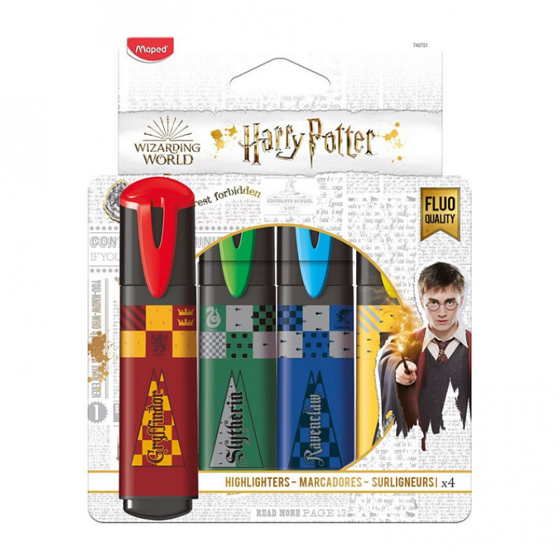 maped Harry Potter evidenziatori, multicolore