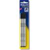 Pelikan fineliner 96, nero, punta rivestita in metallo, inchiostro indelebile resistente alla luce