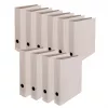 FALKEN PURE raccoglitore ad anelli, cartone grigio, dorso 50 mm, DIN A4