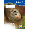 Pelikan C4/10 blocco da disegno A4, 100 g/m², 10 fogli, senza cloro, bianco