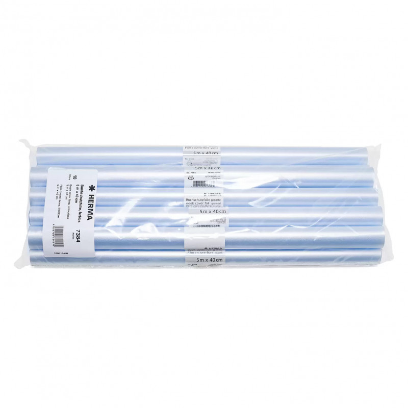HERMA pellicola protettiva per libri incolore larghezza 40 cm - lunghezza 5 m