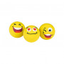 WEDO SMILEY gomma da cancellare, gialla, 3 design in una scatola