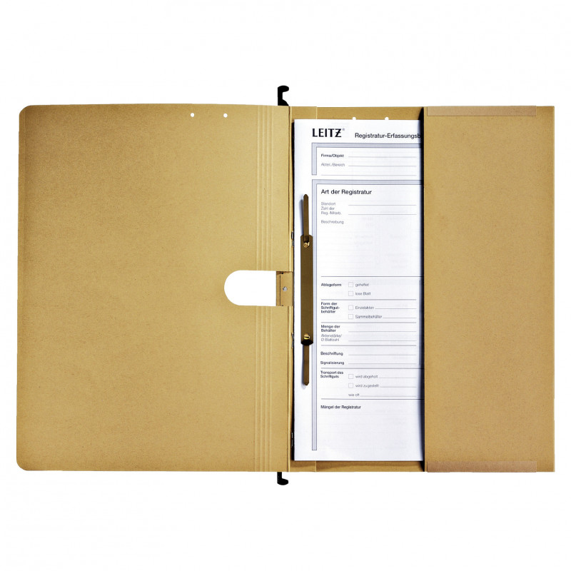 Leitz Alpha 1912-00-00 cartella a sospensione A4, cucitura commerciale, marrone, 25 pz.