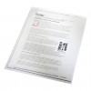 Leitz Standard 4000 buste portadocumenti A4, goffrate, 0,13 mm PP, trasparenti, 100 pz.