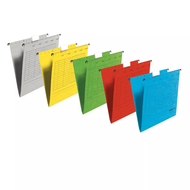 FALKEN UNIREG cartelle per archivio sospeso rosso