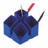 HAN SCALA portapenne 12,5 x 12,5 x 10,0 cm blu