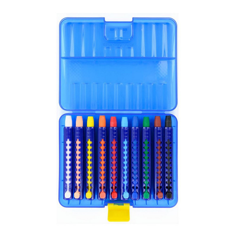 Eberhard Faber pastelli a cera, 10 pz.