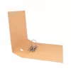 FALKEN raccoglitore A4, dorso 8 cm, cartone, marrone