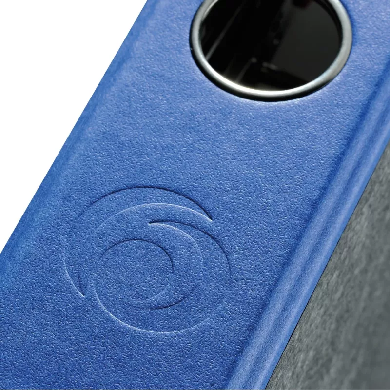 herlitz raccoglitore larghezza dorso 5 cm DIN A4 cartone blu marmorizzato