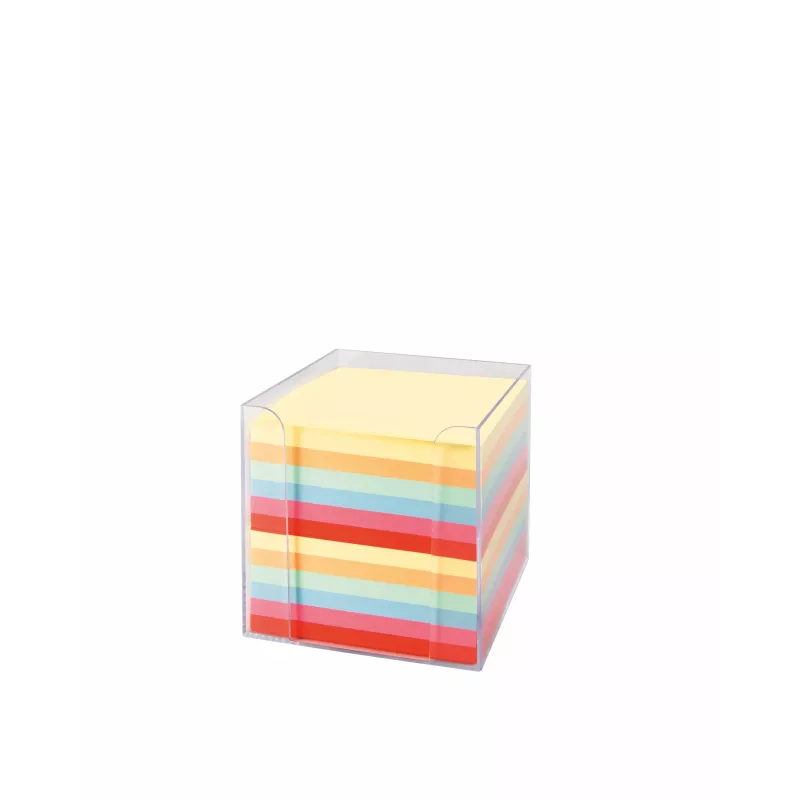 Folia portablocco con 700 foglietti per appunti, trasparente, colori assortiti
