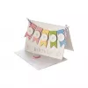 folia biglietti pieghevoli con buste DIN A6 bianco perla