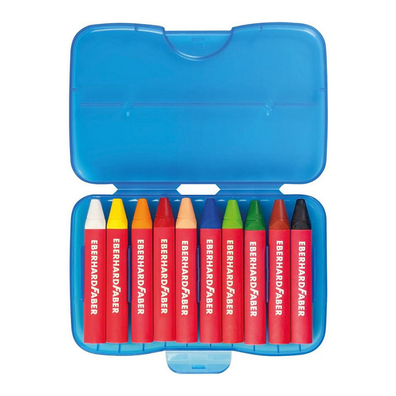 Eberhard Faber pastelli a cera, 10 pz.