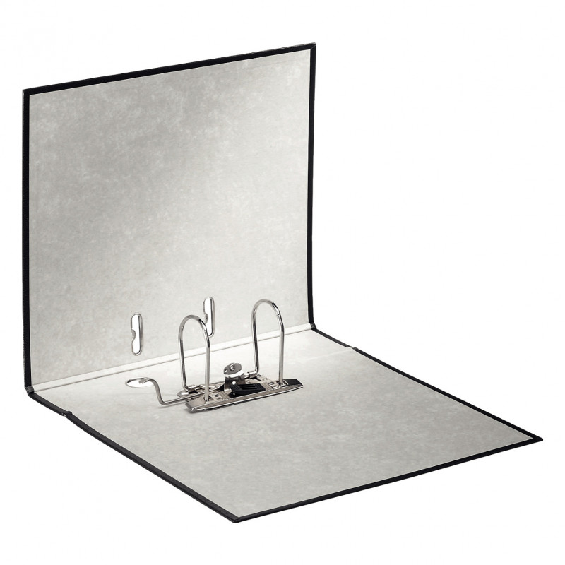 Raccoglitore ad anelli bene, dorso 8,0 cm, DIN A4, plastica, grigio