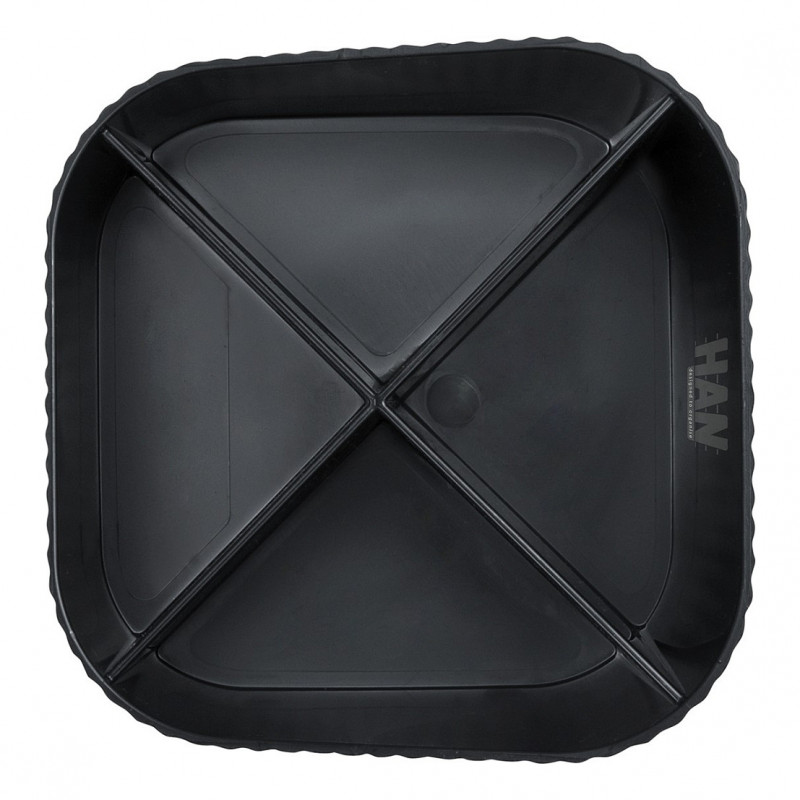 Portapenne HAN 11,1 x 11,1 x 10,5 cm nero