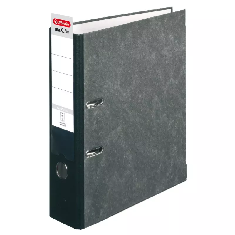 Herlitz raccoglitore maX.file nature pock A4, 8 cm, rivestimento Wolkenmarmor