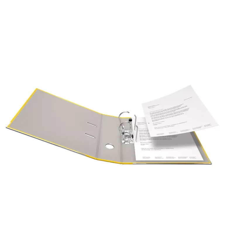FALKEN Color raccoglitore DIN A4, 8 cm, plastica, giallo