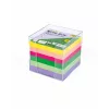 Folia scatola per note HAPPY VIBES trasparente incl. 700 foglietti per note