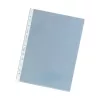 herlitz Bustine trasparenti DIN A4, cristallo, 0,085 mm PP, foratura euro, aperte in alto