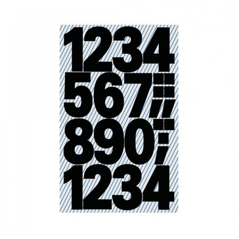 AVERY Zweckform Numeri adesivi 3785 numeri, neri, 25,0 mm, 48 etichette