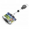 DURABLE portabadge con yo-yo EXTRA FORTE per 1 tessera, nero (868901)