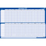 Legamaster pianificatore annuale progetti, layout mensile, 90 x 60 cm